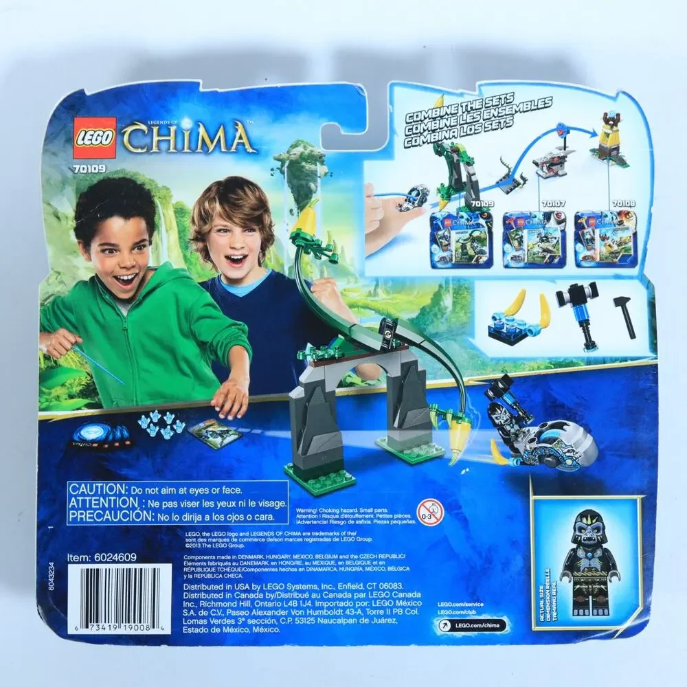 Lego Legends of Chima Whirling Vines (70109) Gorzan Speedorz 81 Pieces